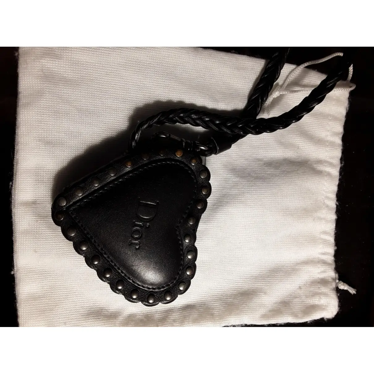Leather purse Dior - Vintage