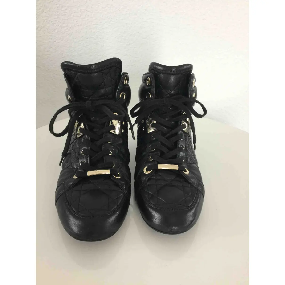 Leather trainers Dior