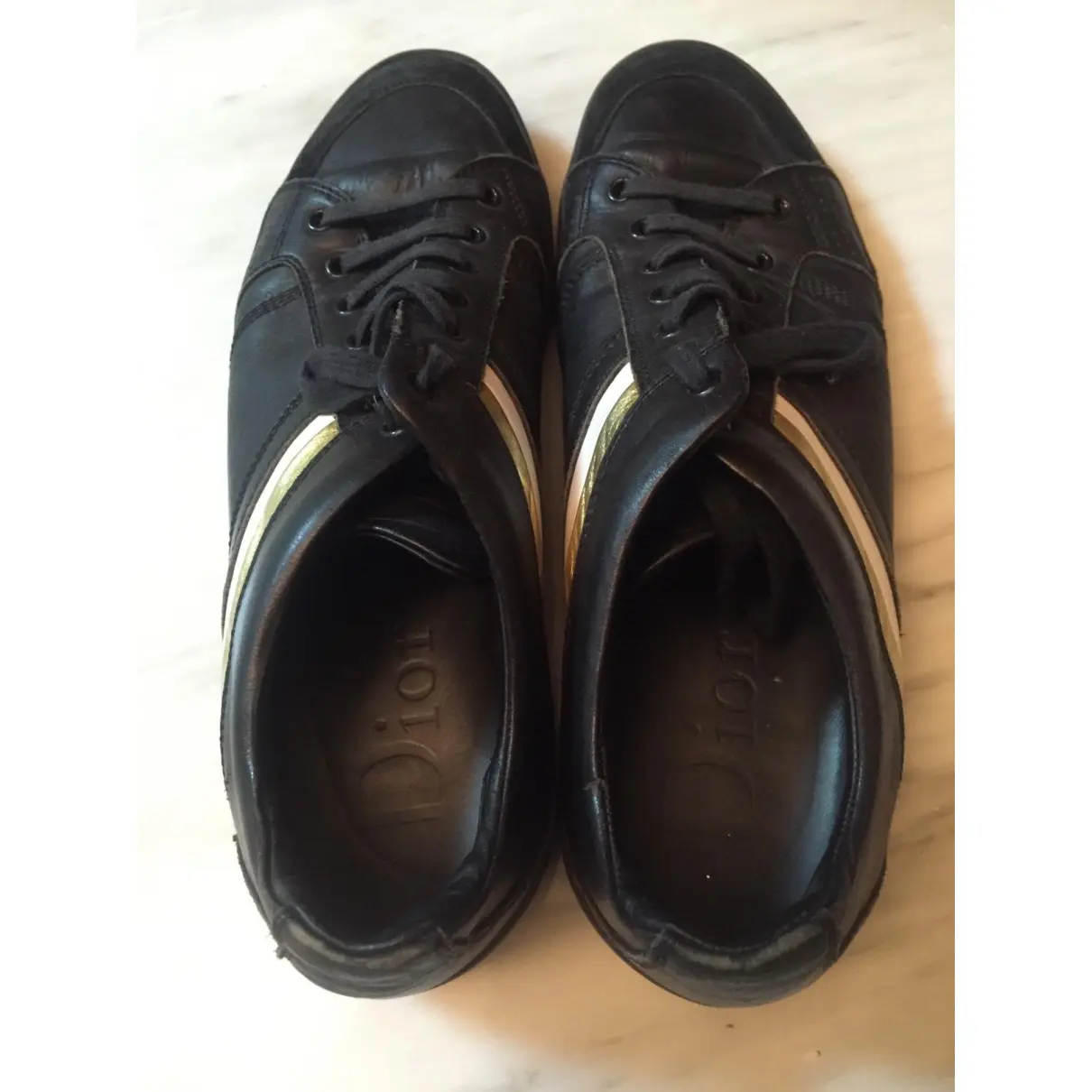 Buy Dior Homme Leather low trainers online
