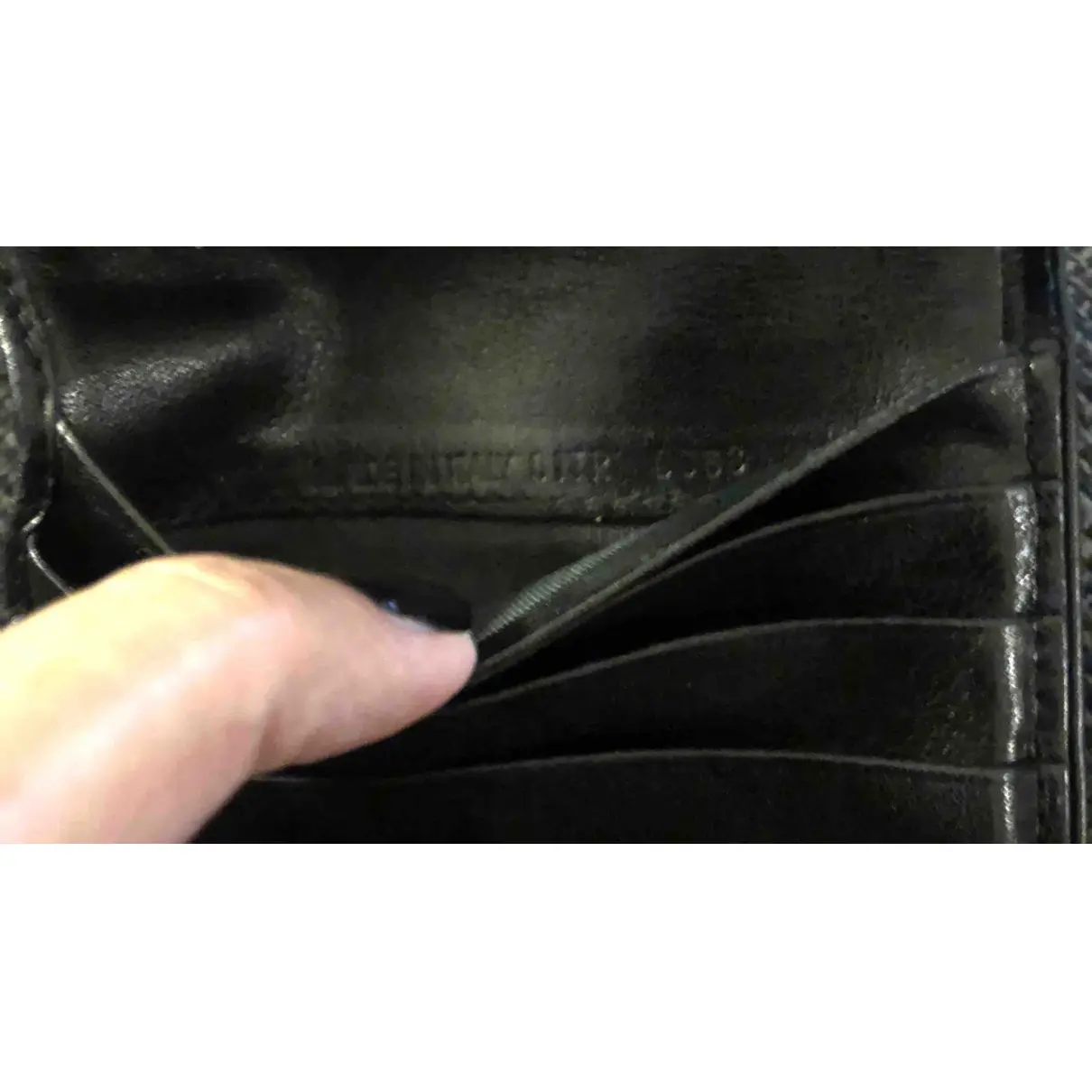 Leather wallet Dior - Vintage