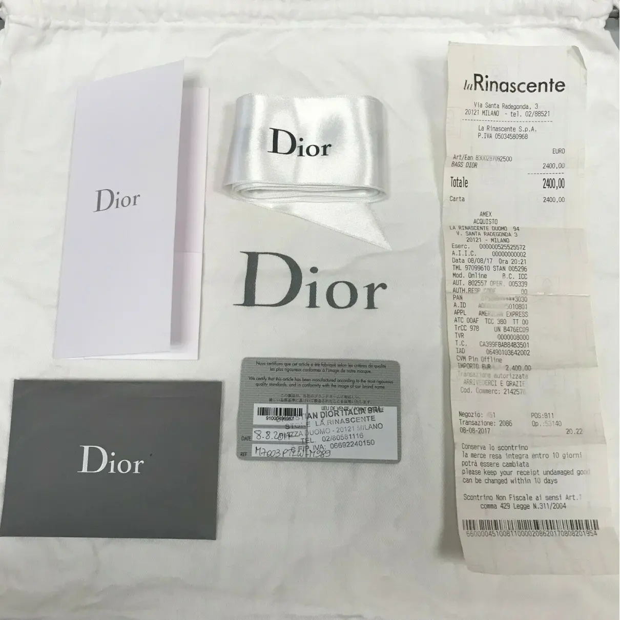 Diorever leather crossbody bag Dior