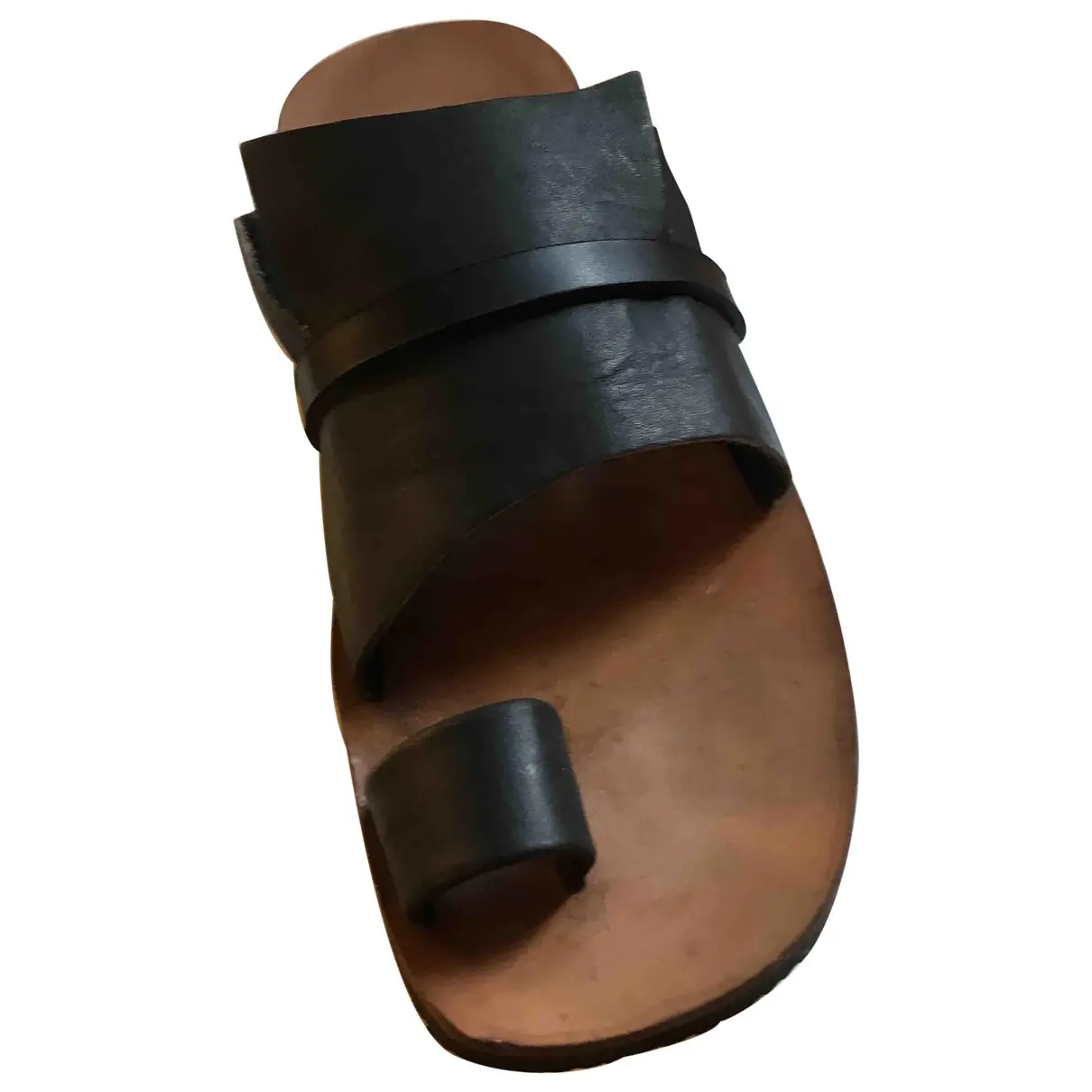 Leather sandals Bikkembergs - Vintage