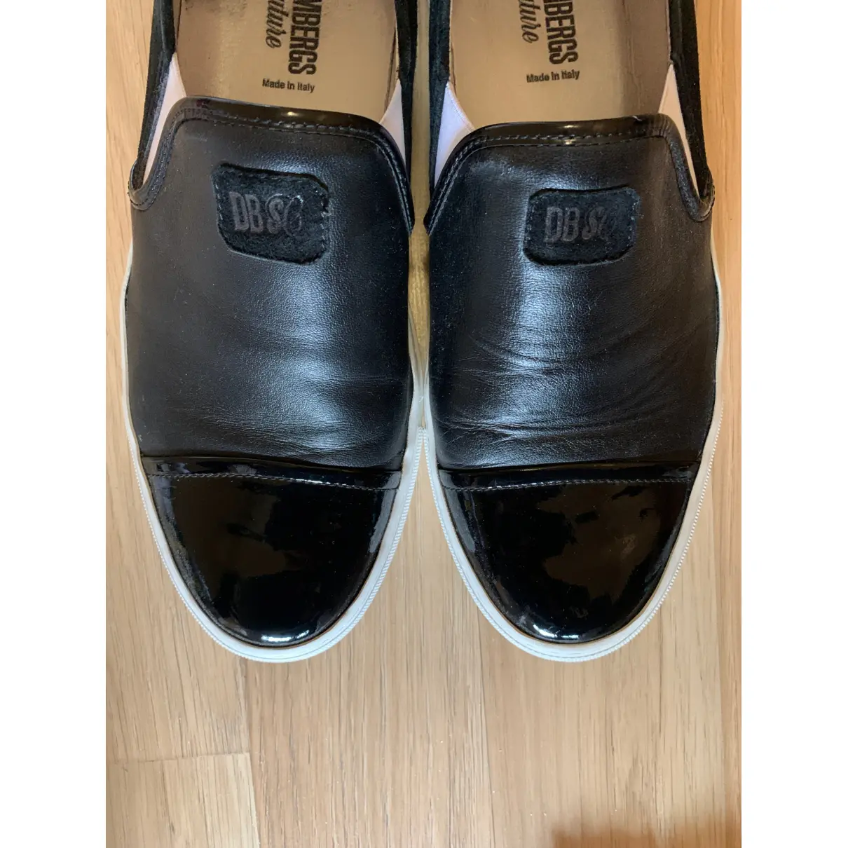 Leather low trainers Bikkembergs