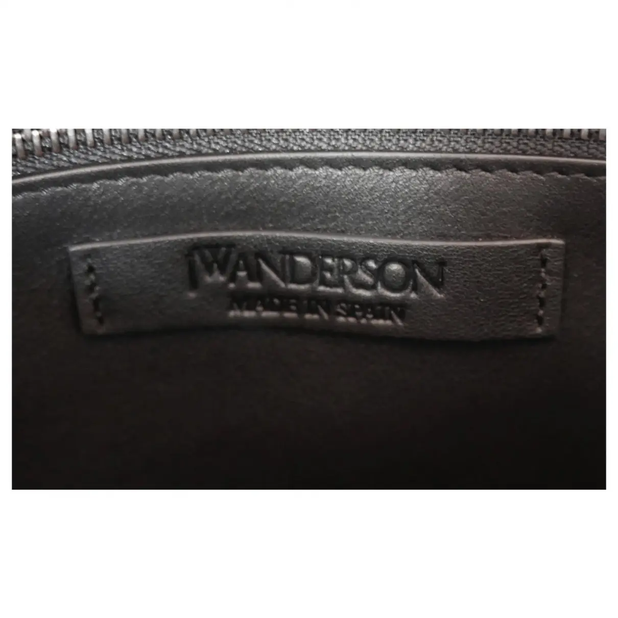 Disc leather satchel JW Anderson