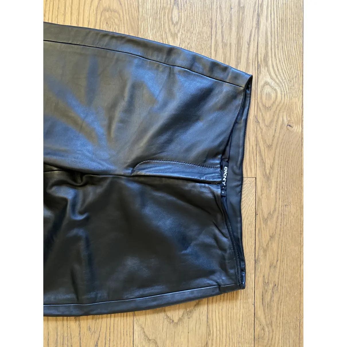 Buy Dkny Leather straight pants online - Vintage