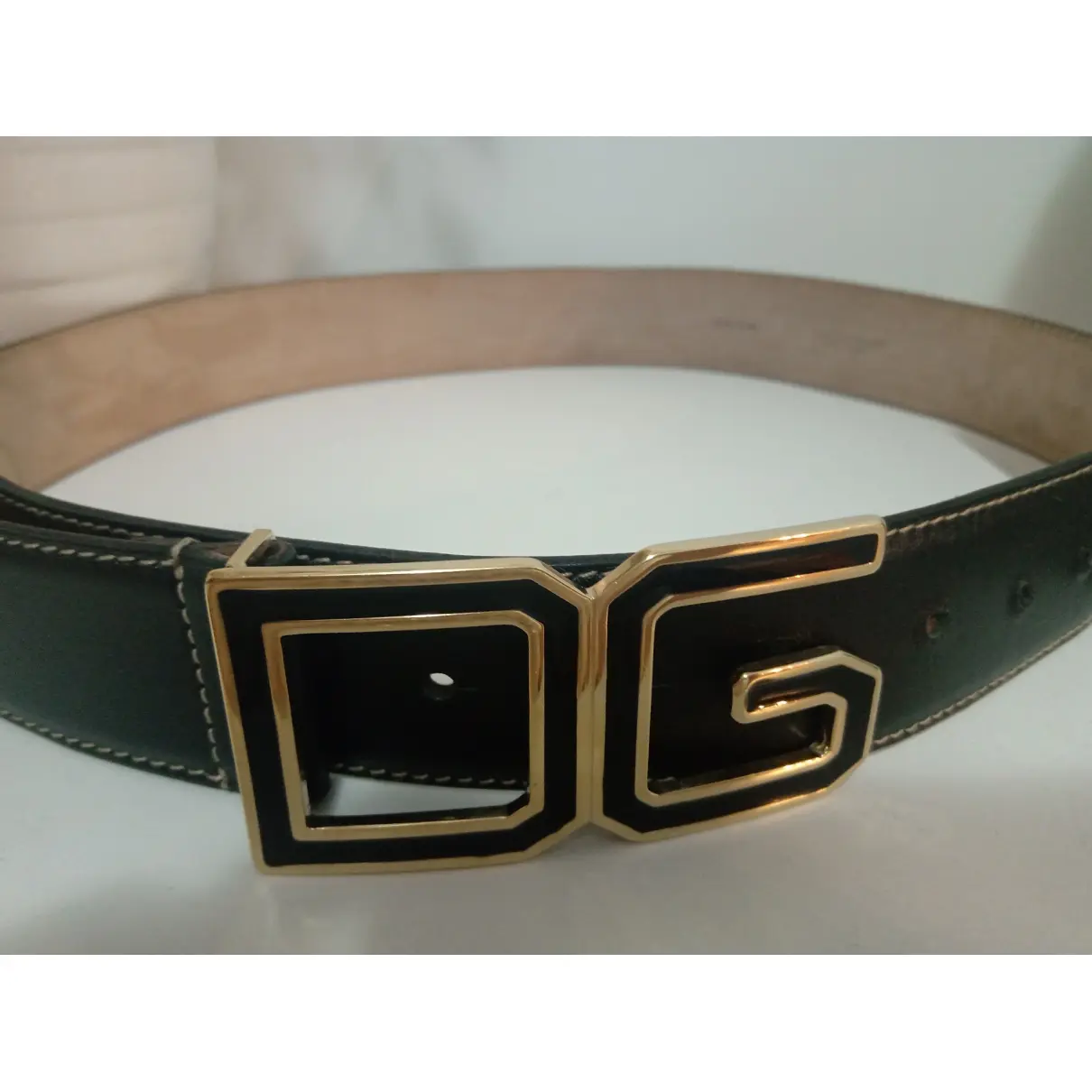 Leather belt Dolce & Gabbana - Vintage