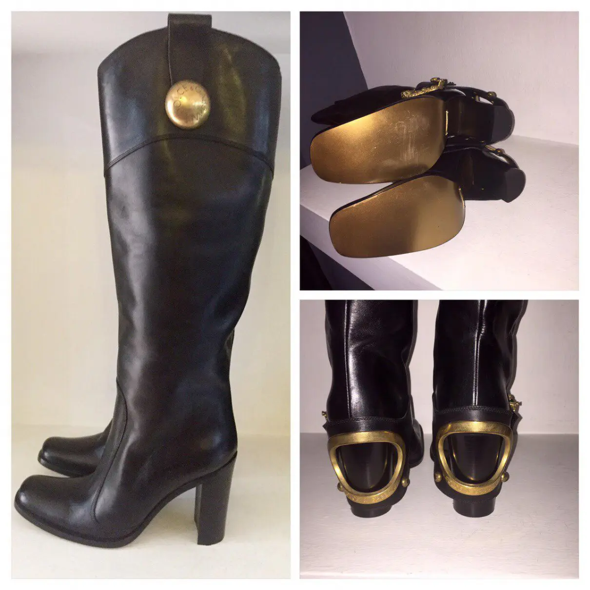 Dolce & Gabbana Leather boots for sale - Vintage