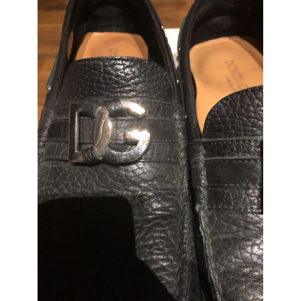 Leather flats Dolce & Gabbana