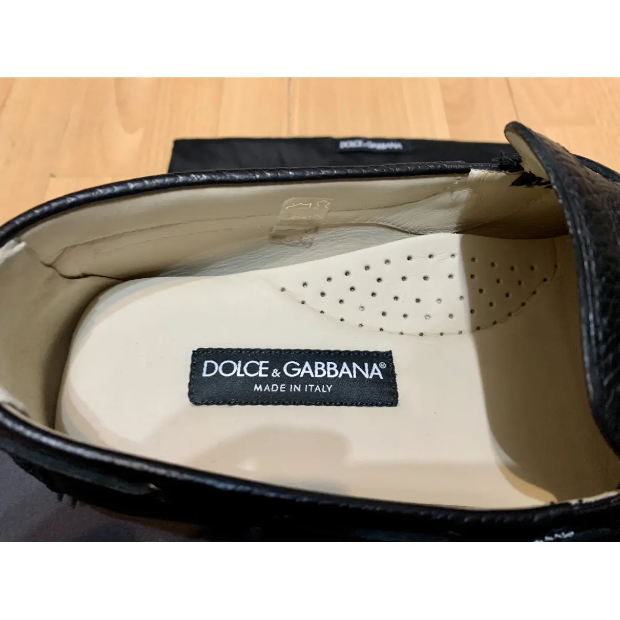 Leather flats Dolce & Gabbana