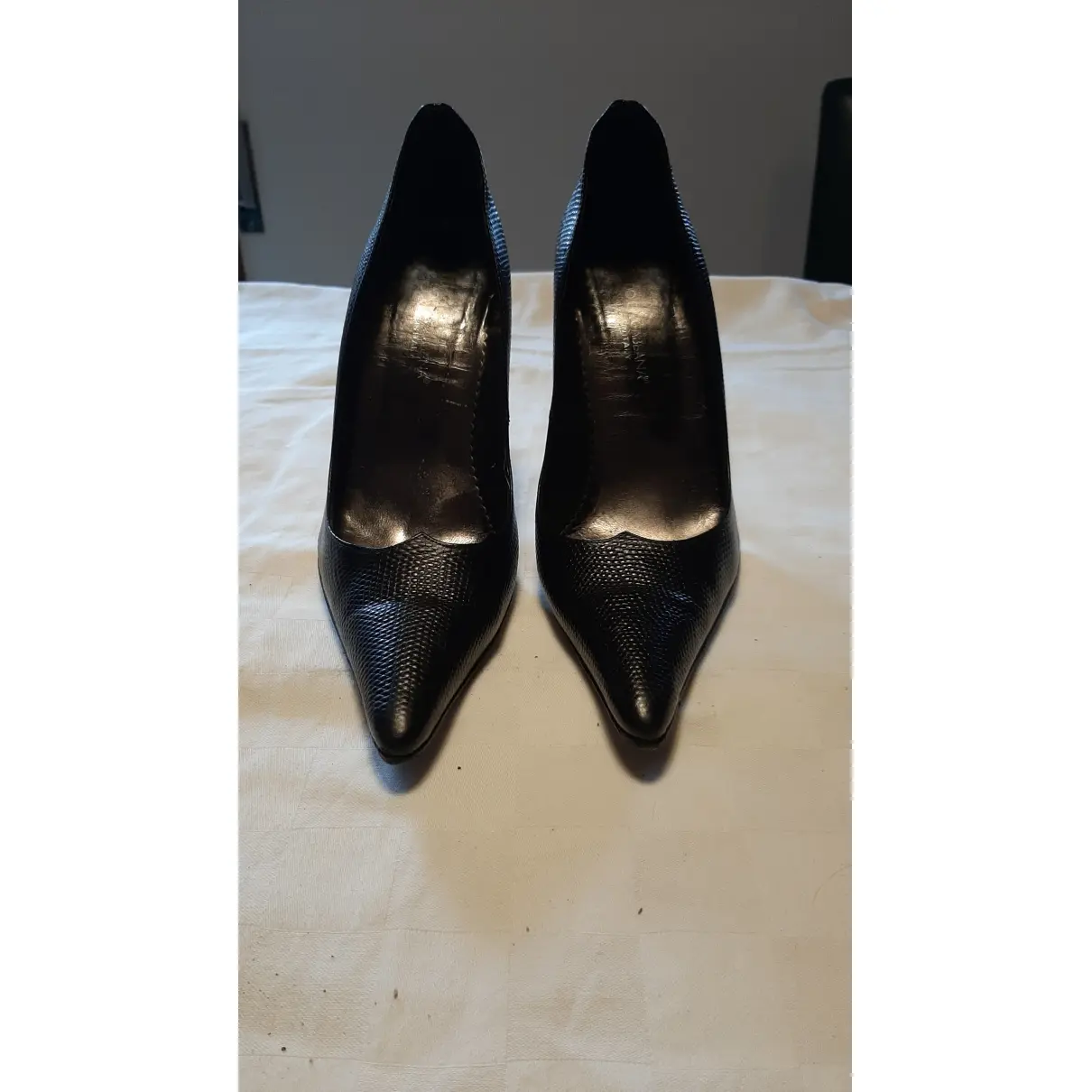 Buy Dolce & Gabbana Leather heels online - Vintage