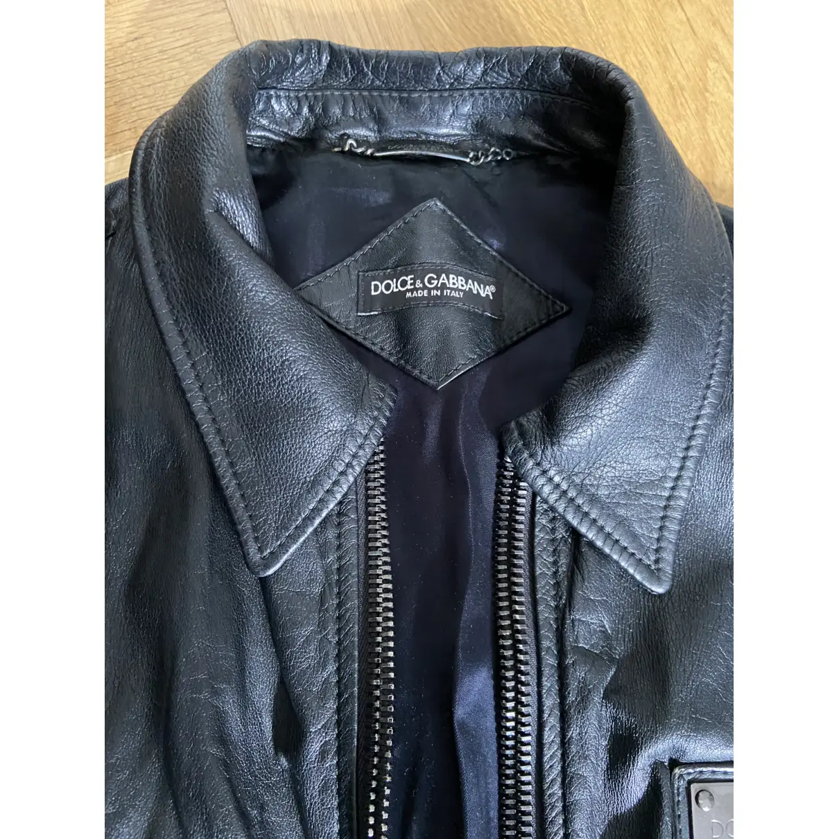 Leather jacket Dolce & Gabbana