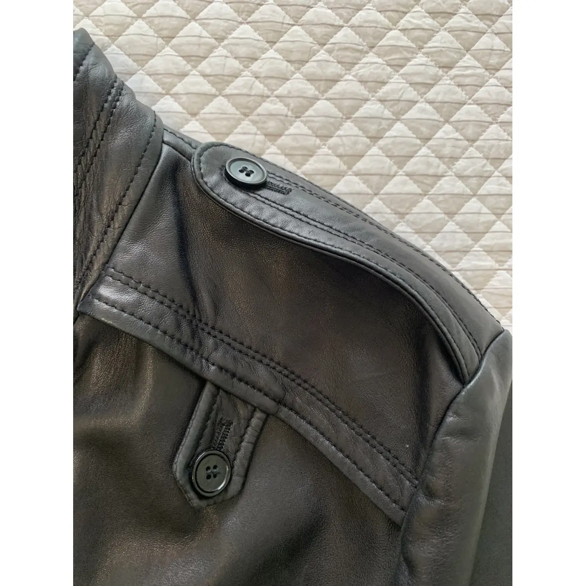 Leather jacket Dolce & Gabbana - Vintage