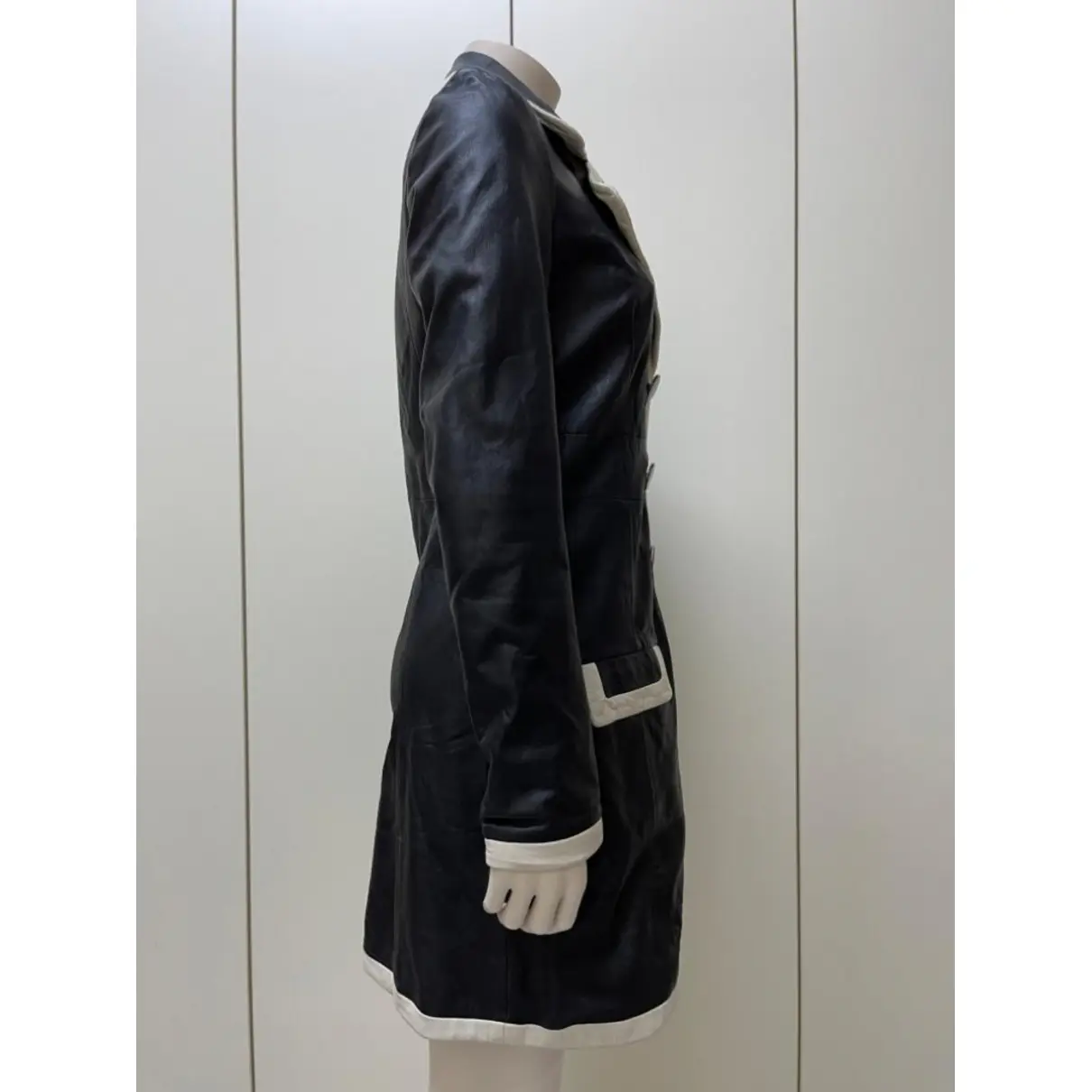 Leather biker jacket Dondup