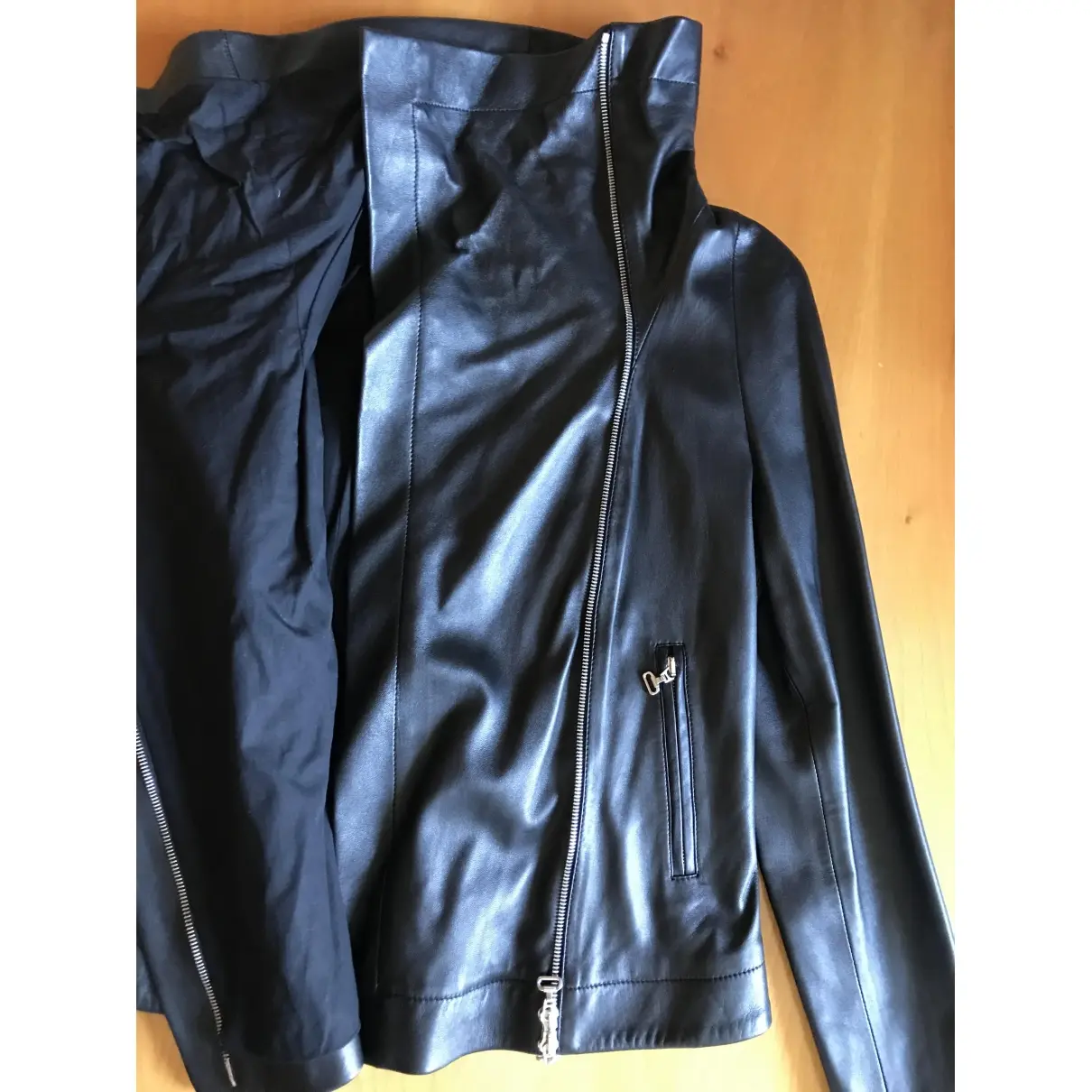 Leather short vest Dondup