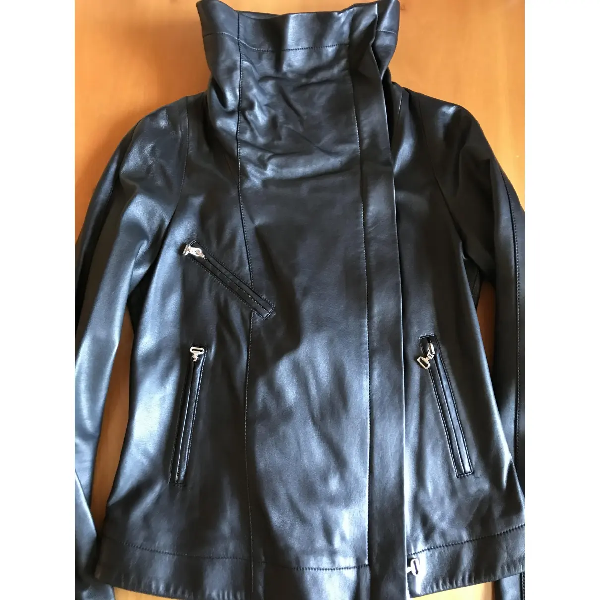 Leather short vest Dondup
