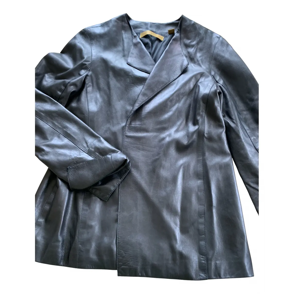 Leather jacket Donna Karan