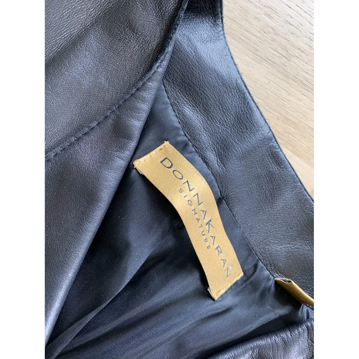 Buy Donna Karan Leather jacket online