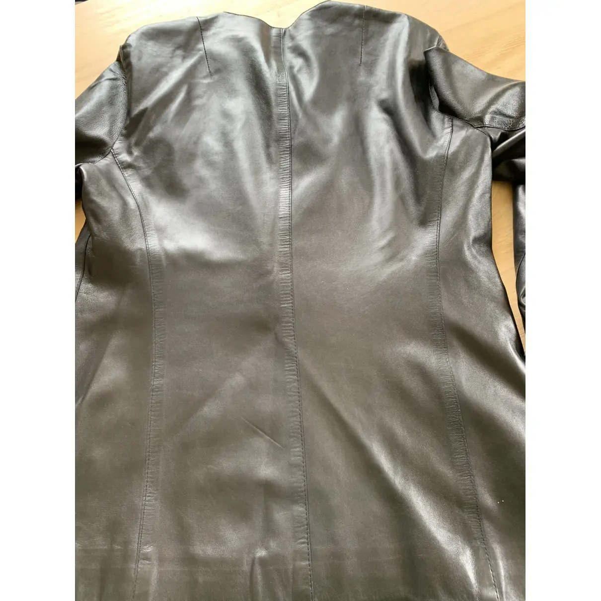 Leather jacket Donna Karan