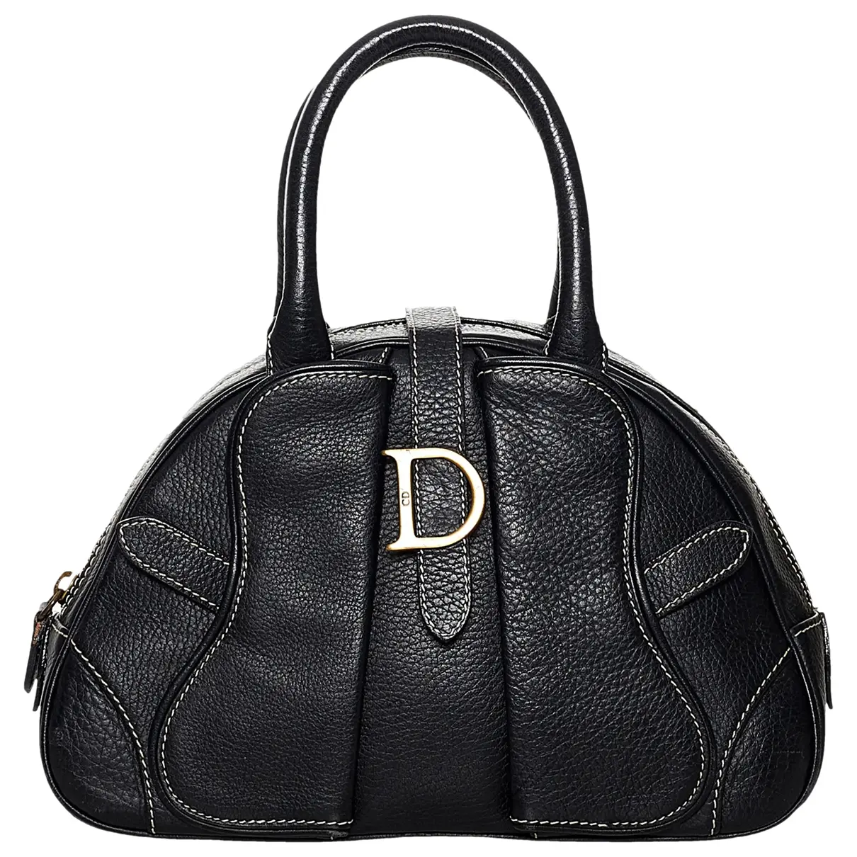 Double Saddle leather bag Dior - Vintage