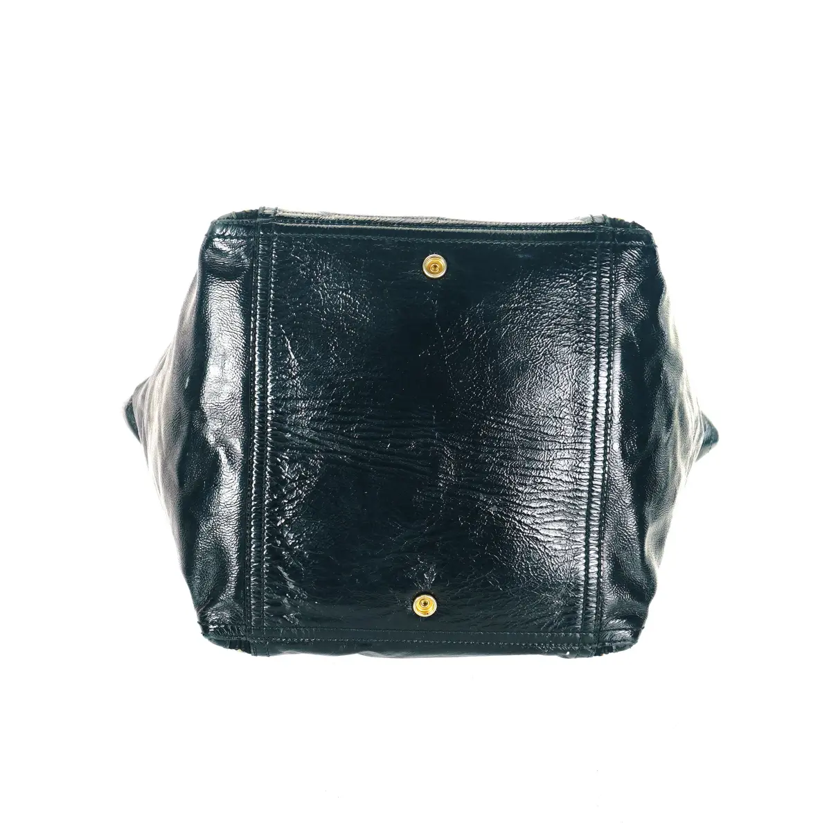 Downtown leather handbag Yves Saint Laurent - Vintage