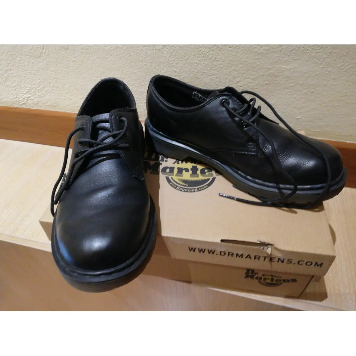 Dr. Martens Leather lace up boots for sale
