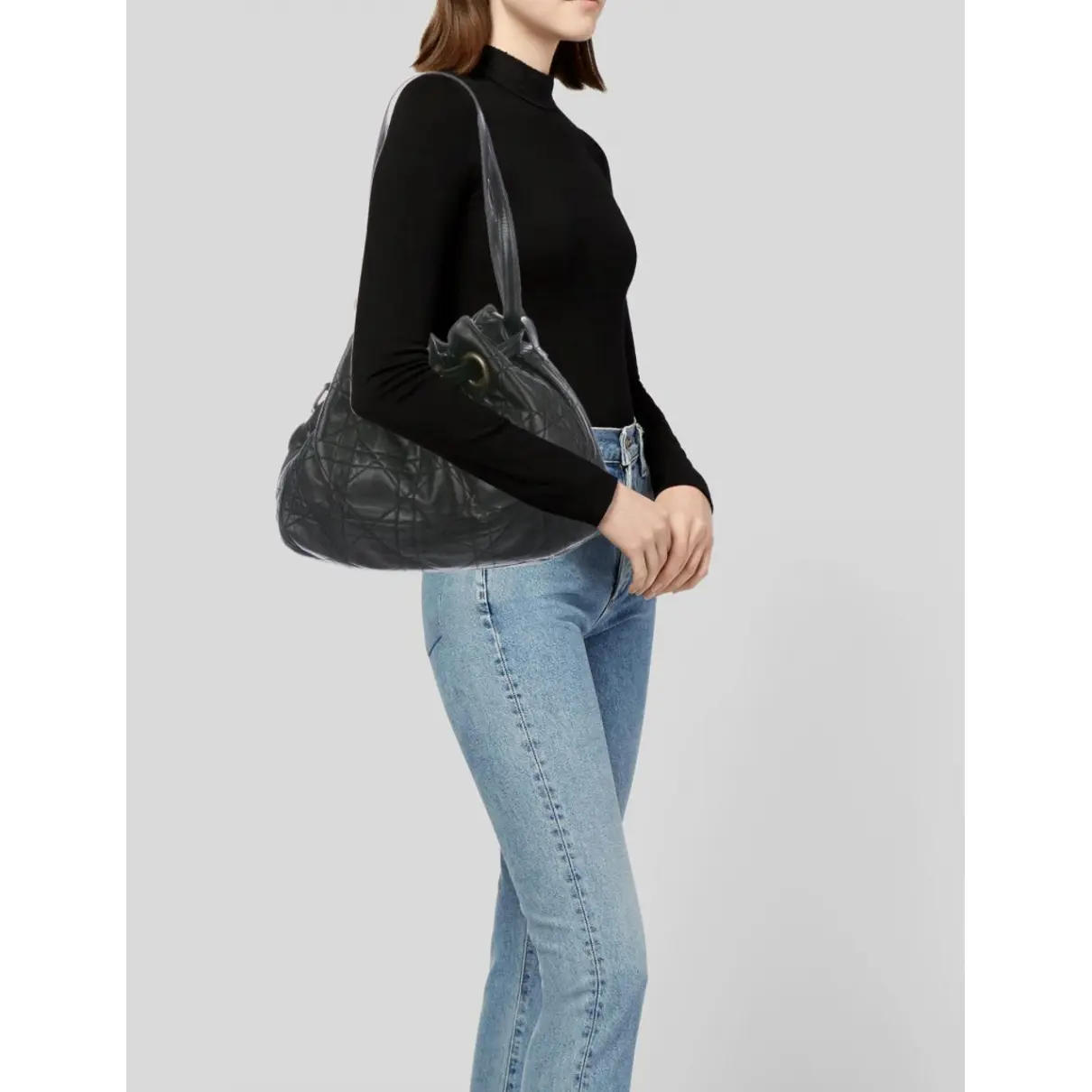 Drawstring leather handbag Dior