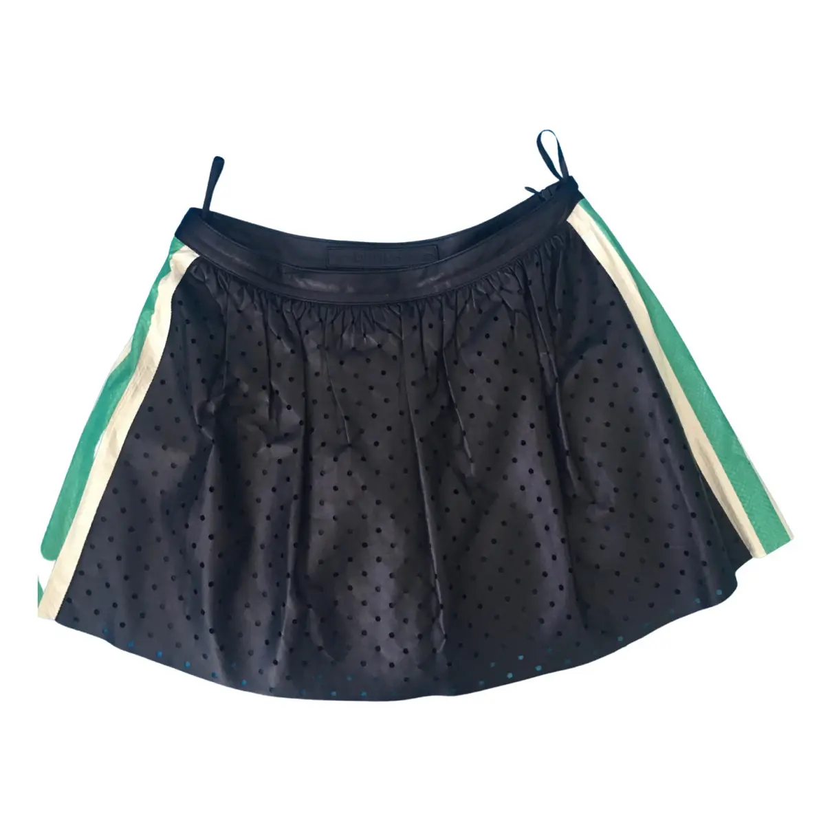 Leather mini skirt Drome