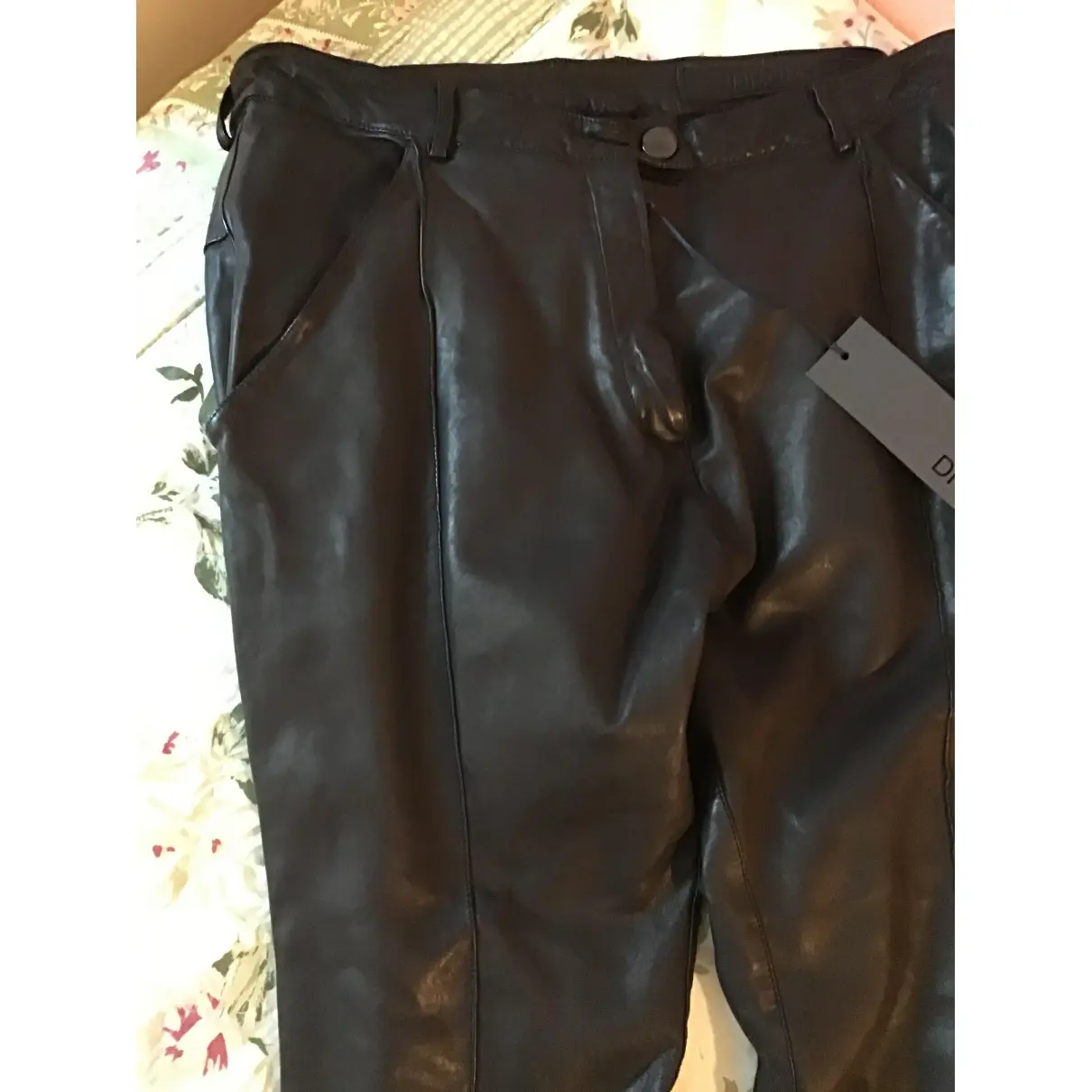 Leather slim pants Drome