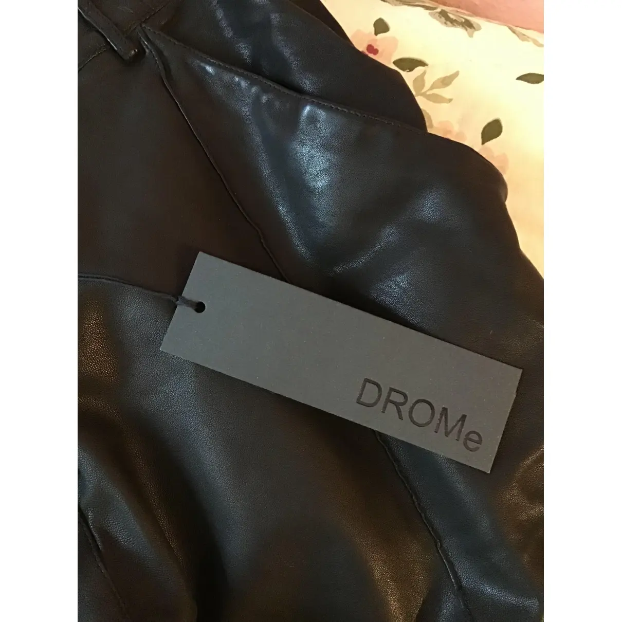 Drome Leather slim pants for sale