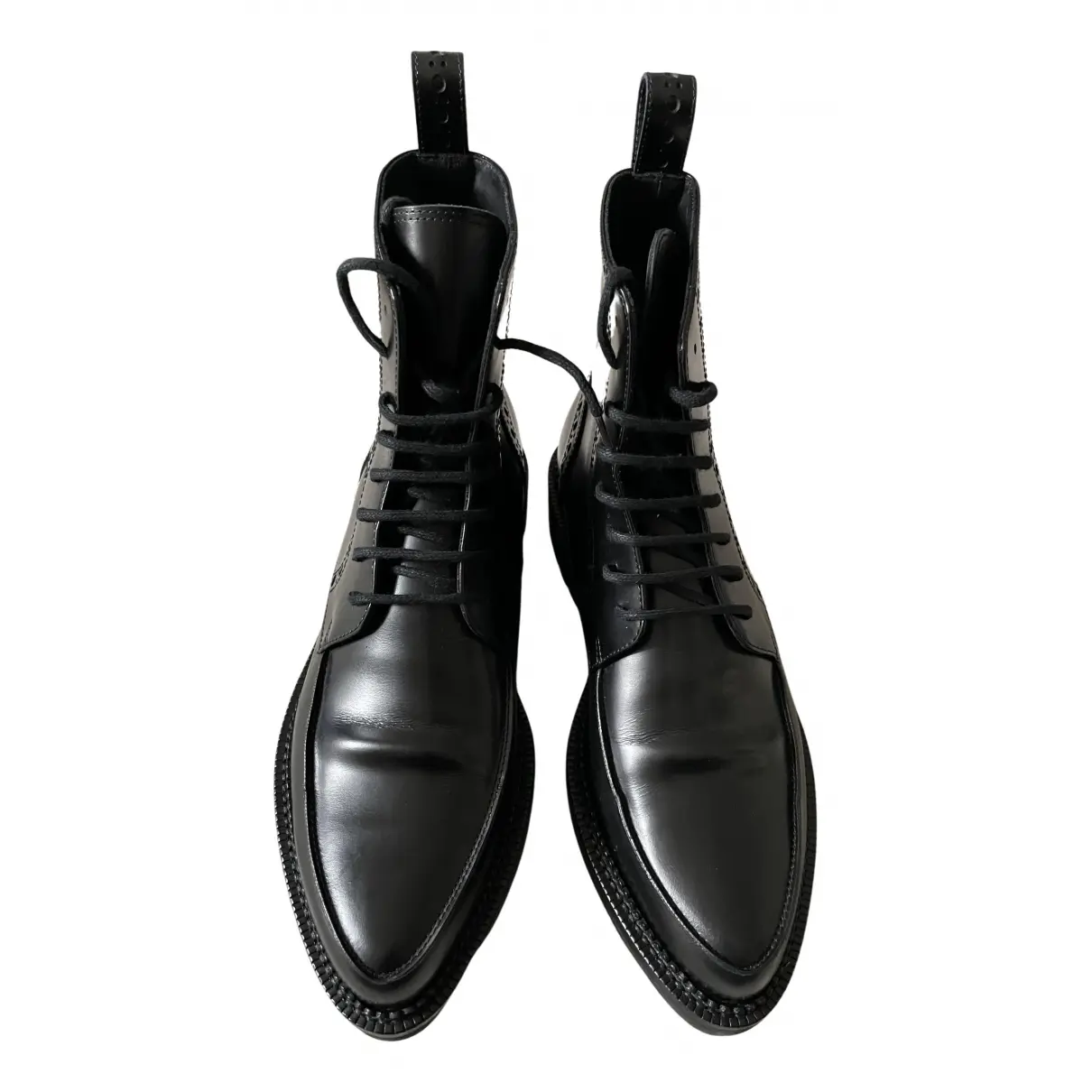 Leather boots Dsquared2