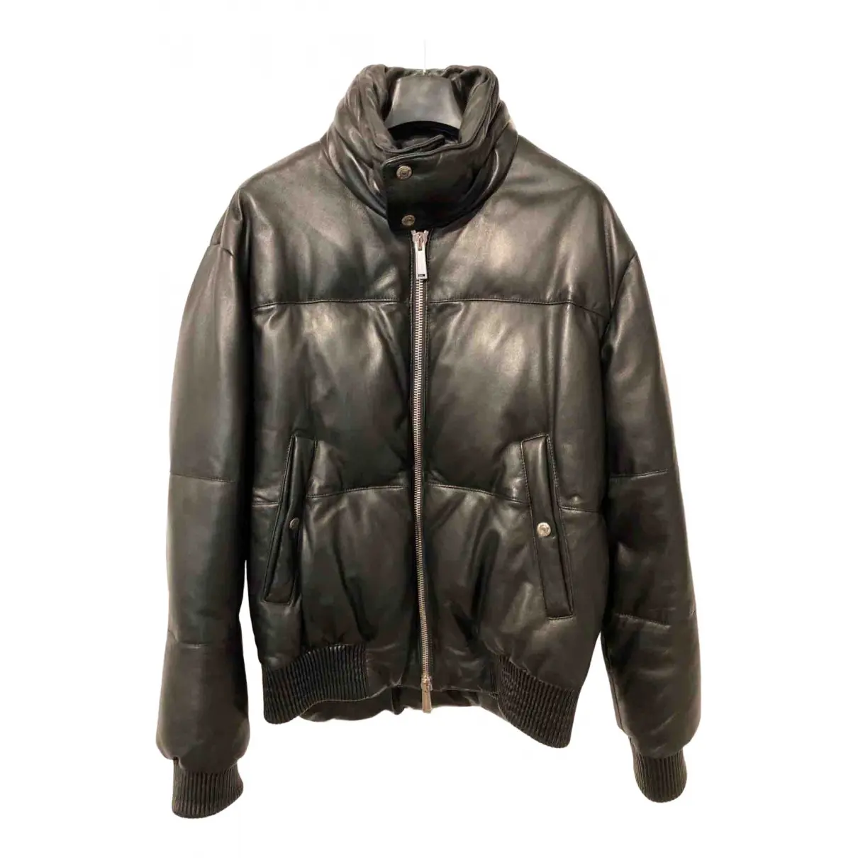 Leather puffer Dsquared2