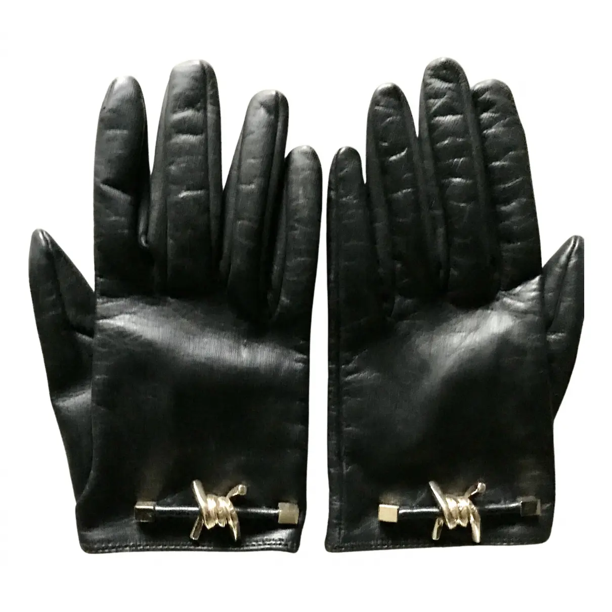 Leather gloves Dsquared2