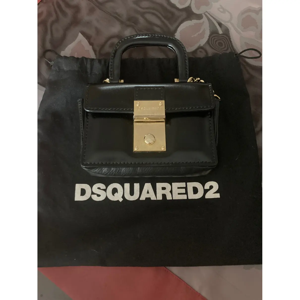 Leather mini bag Dsquared2