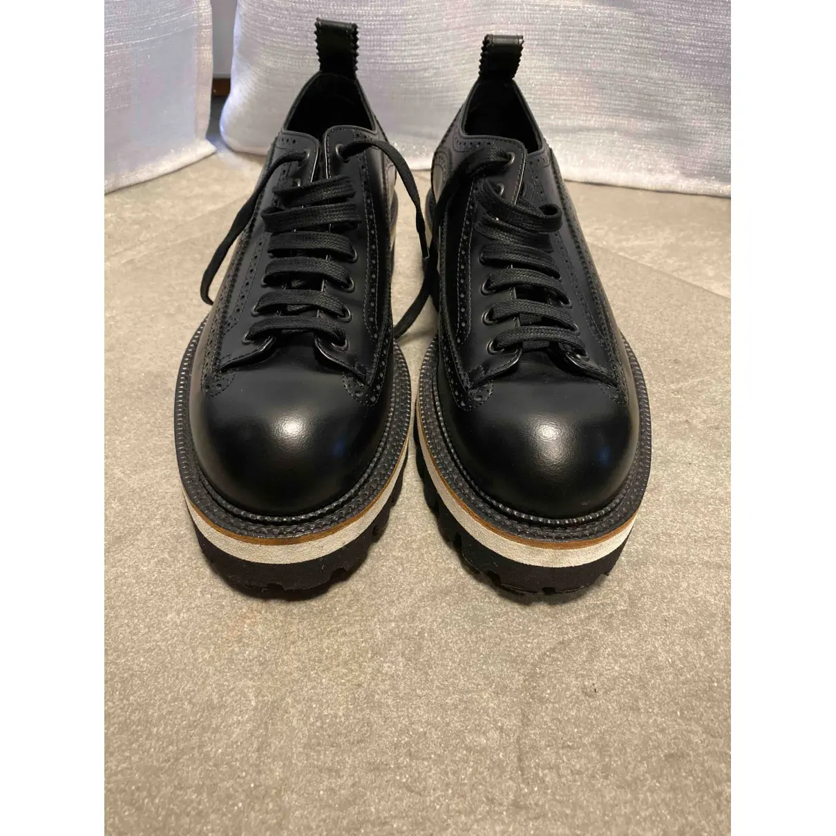 Buy Dsquared2 Leather low trainers online