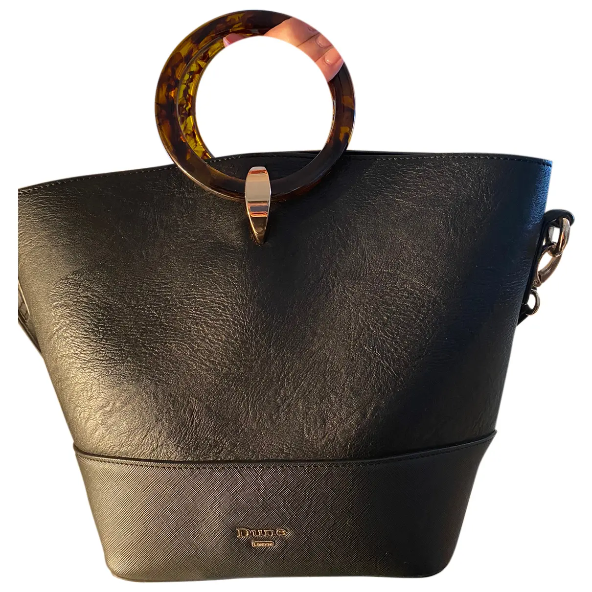 Leather handbag Dune