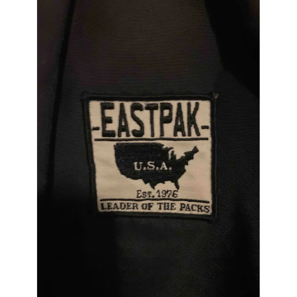 Leather weekend bag Eastpak