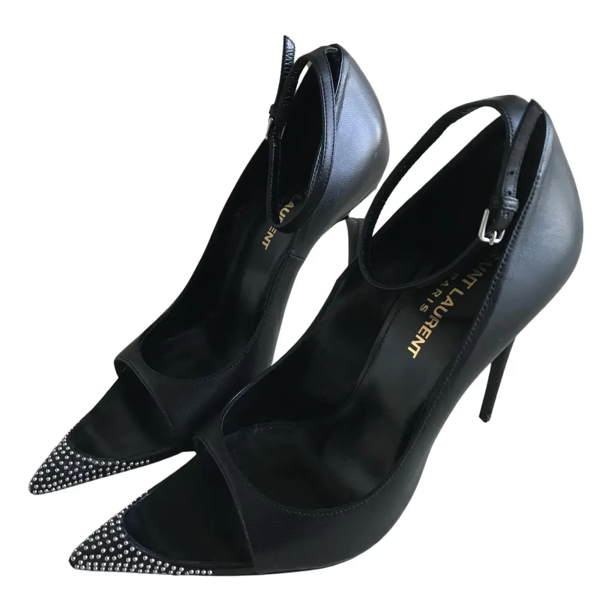 Edwige leather heels Saint Laurent