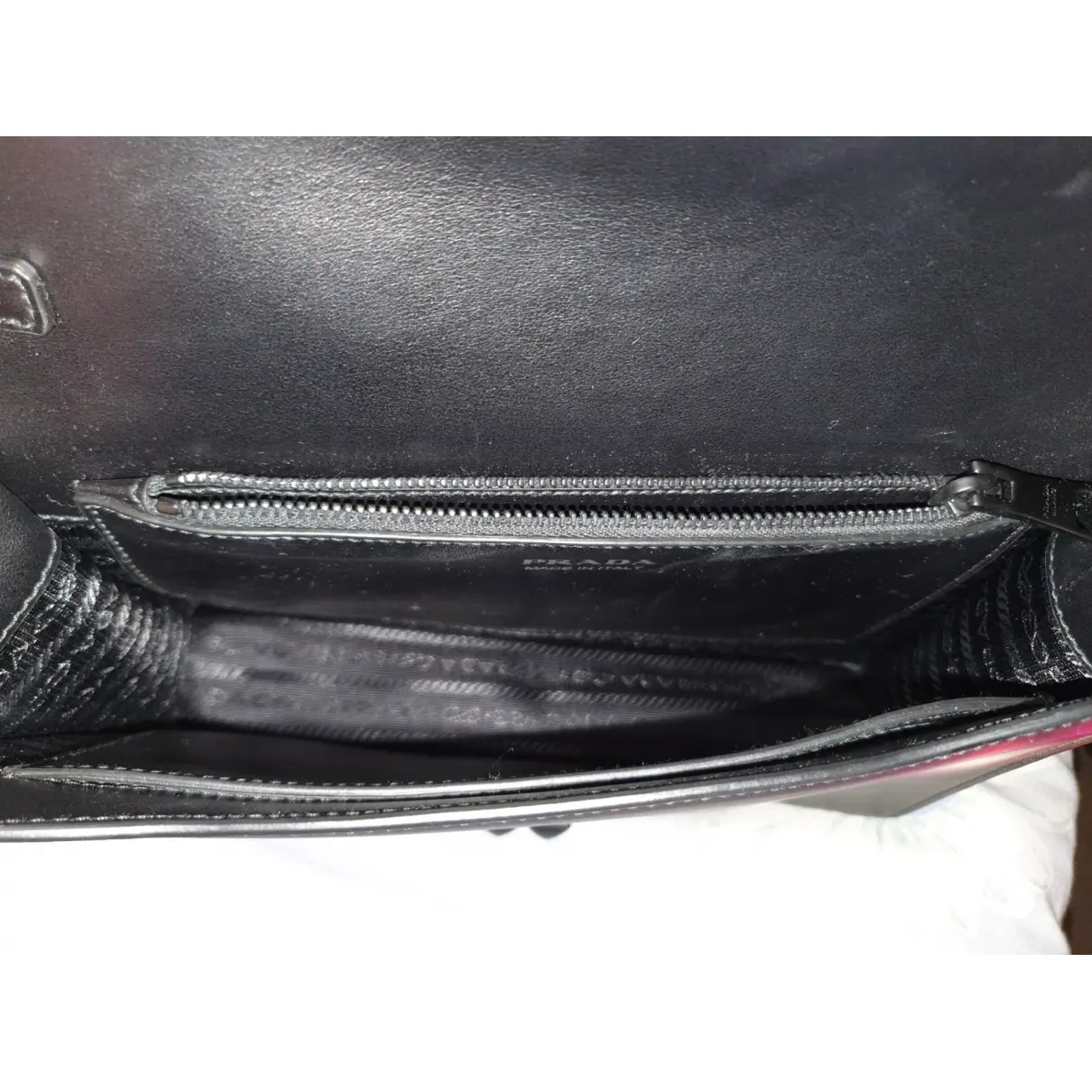 Elektra leather crossbody bag Prada