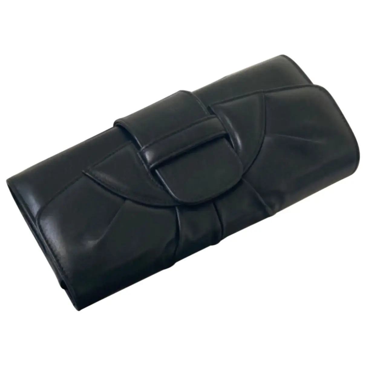 Leather clutch bag Elie Saab