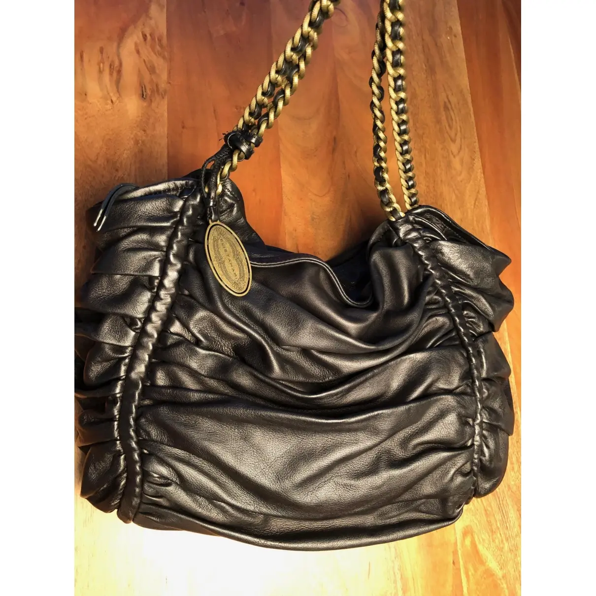 Leather handbag Elie Tahari - Vintage