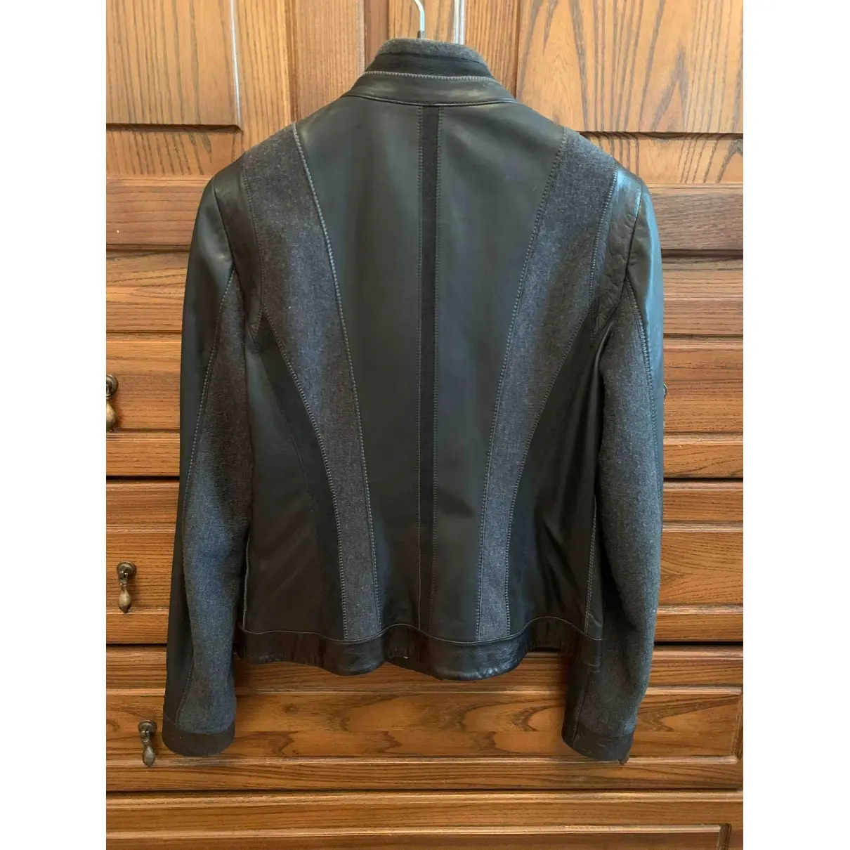 Elie Tahari Leather jacket for sale