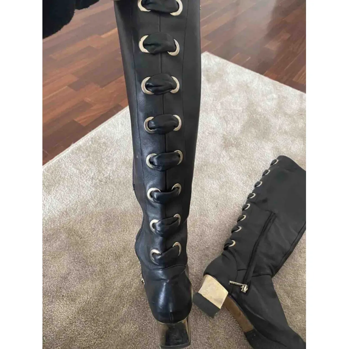 Buy Elisabetta Franchi Leather ankle boots online