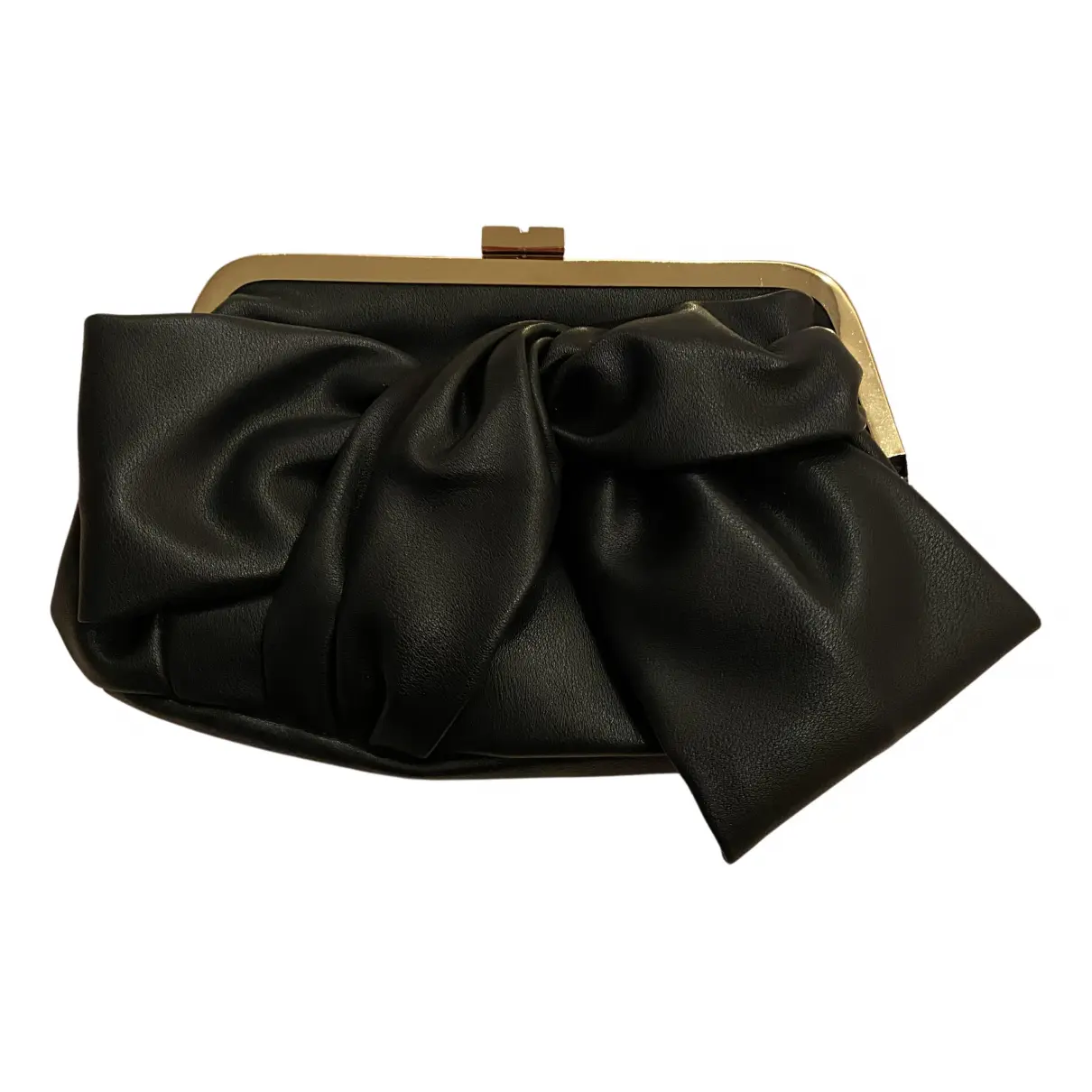 Leather clutch bag Elisabetta Franchi