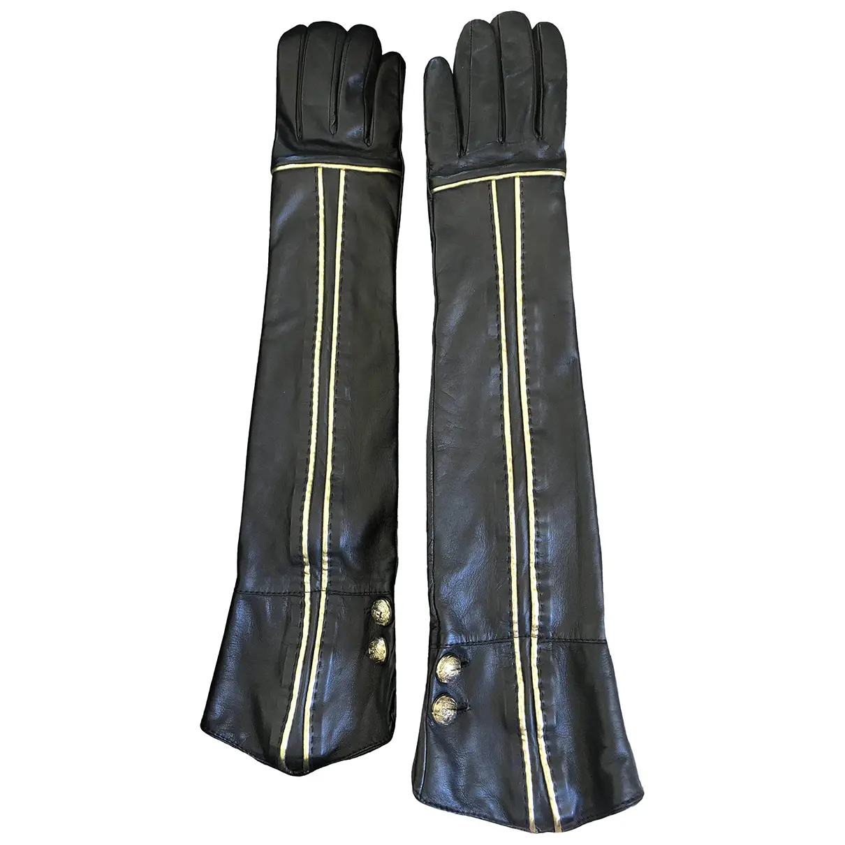 Leather long gloves Elisabetta Franchi