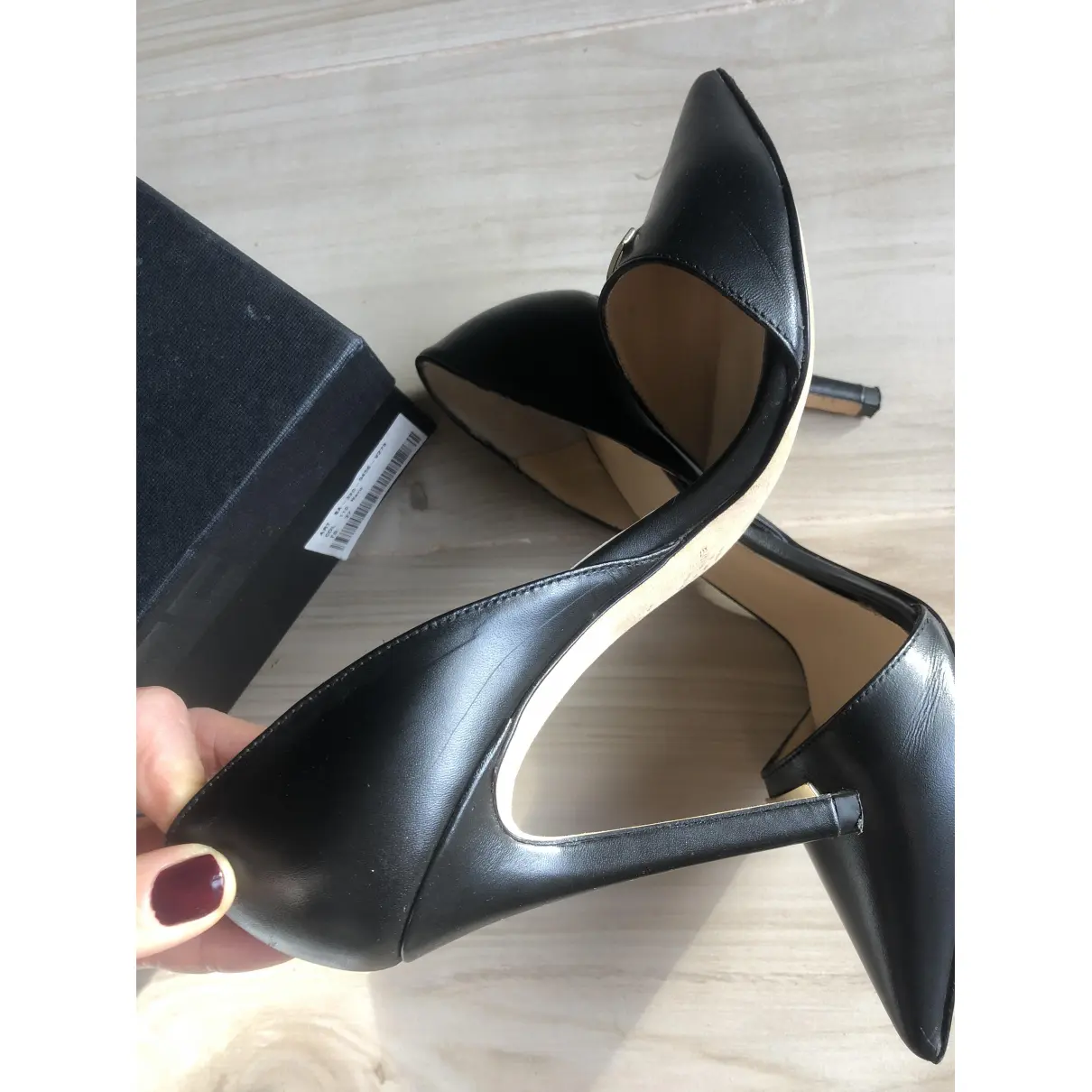 Leather heels Elisabetta Franchi