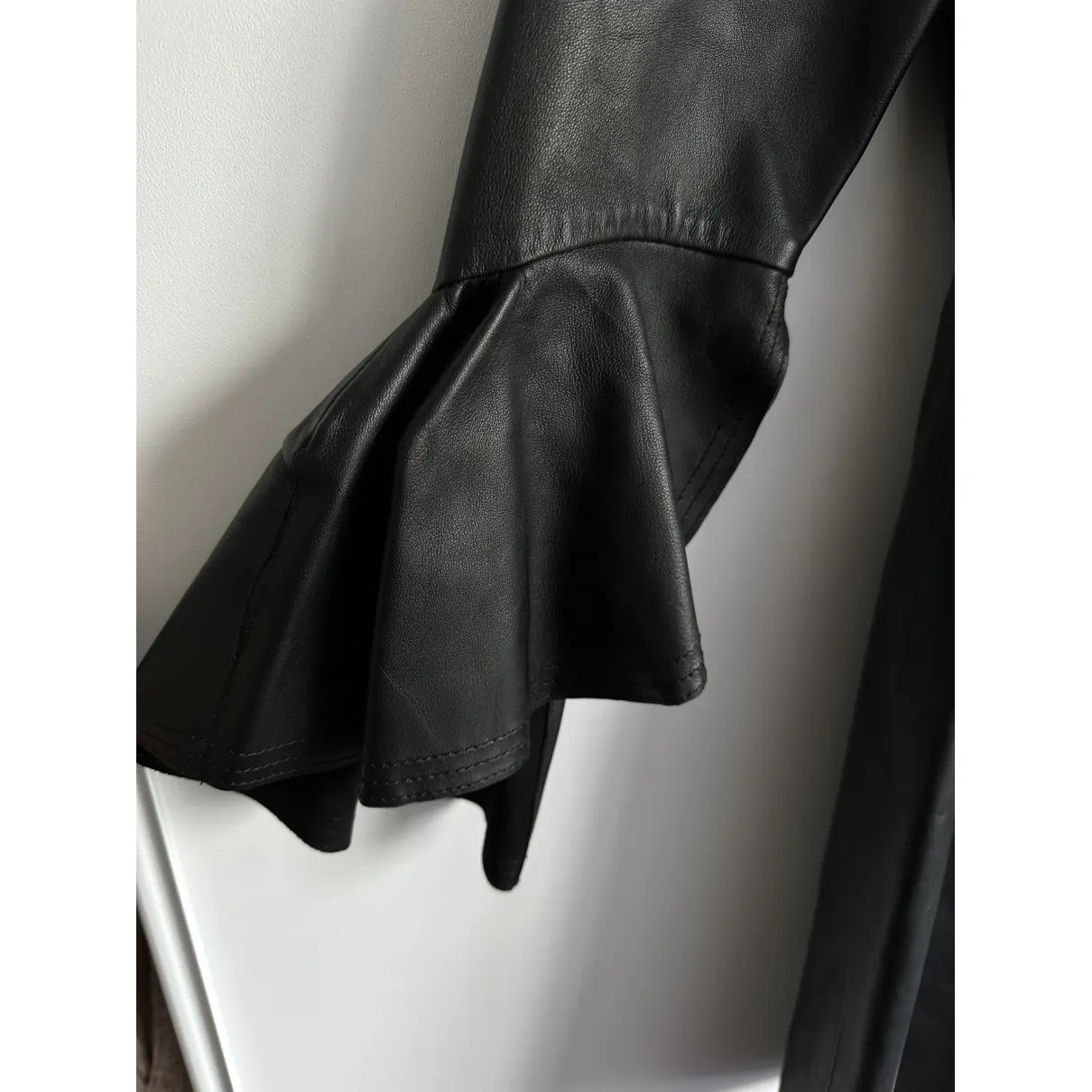 Ellery Leather mini dress for sale