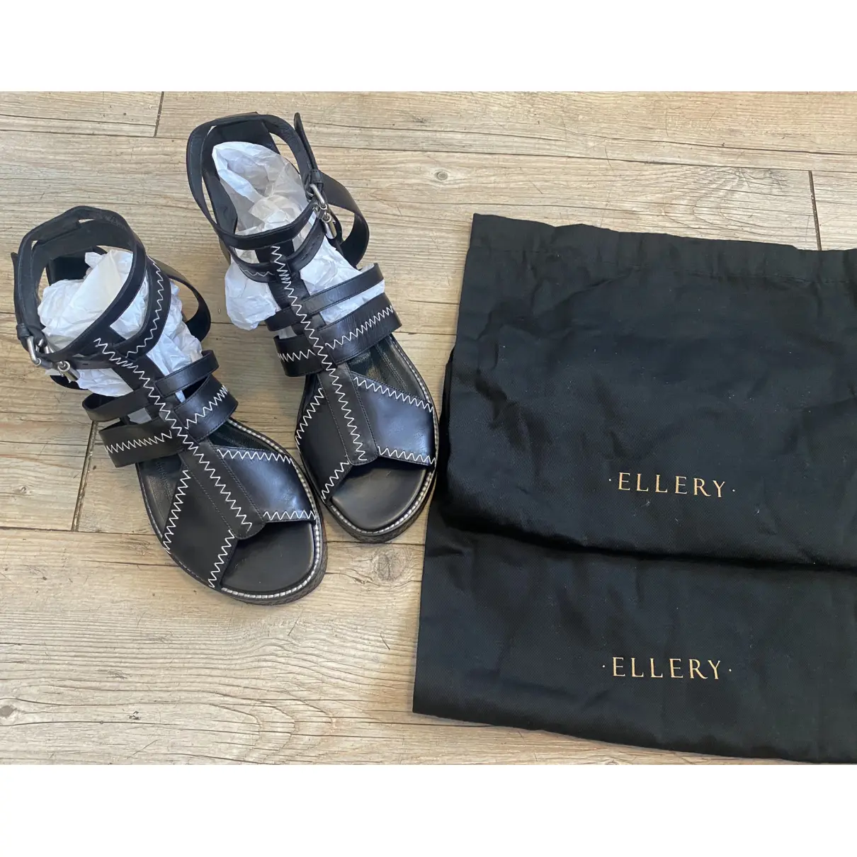Leather sandal Ellery