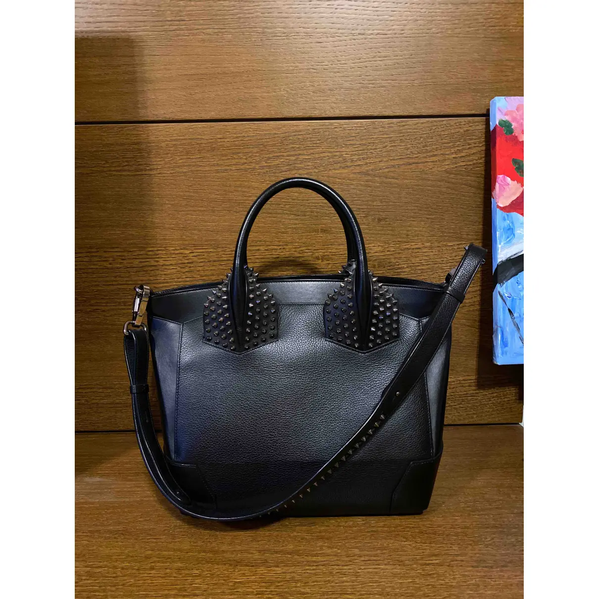 Buy Christian Louboutin Éloïse leather handbag online