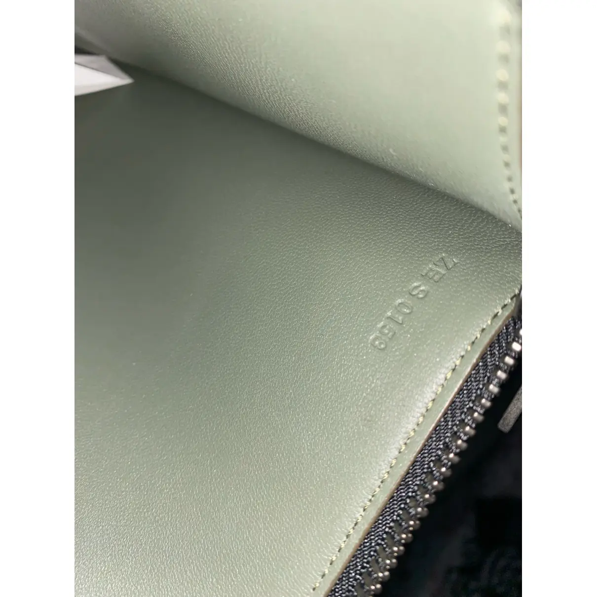 Emblem leather clutch bag Givenchy