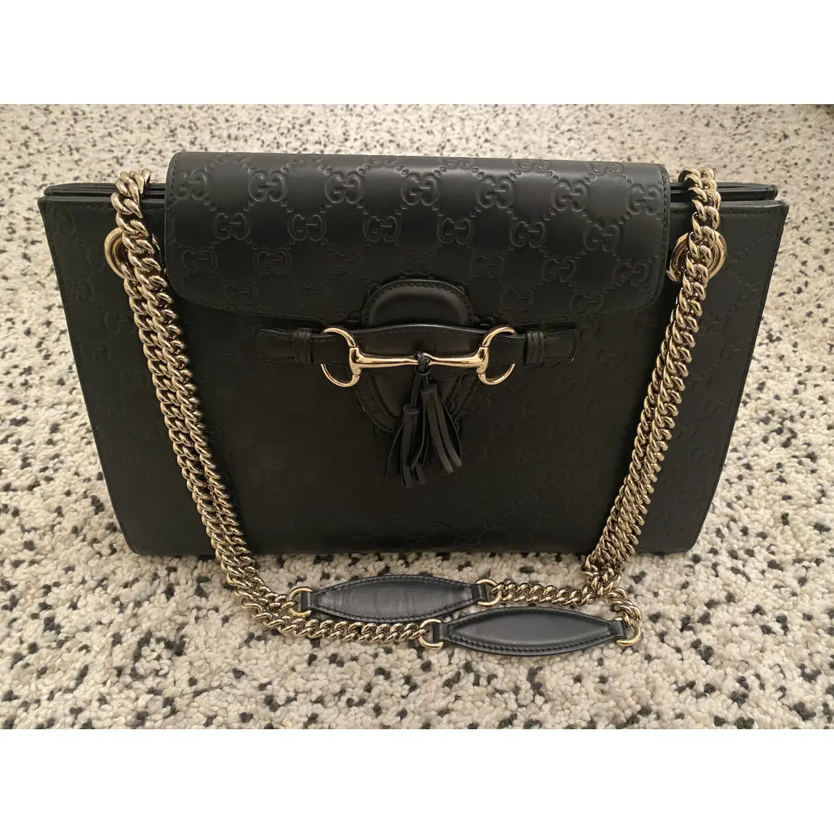 Emily leather handbag Gucci